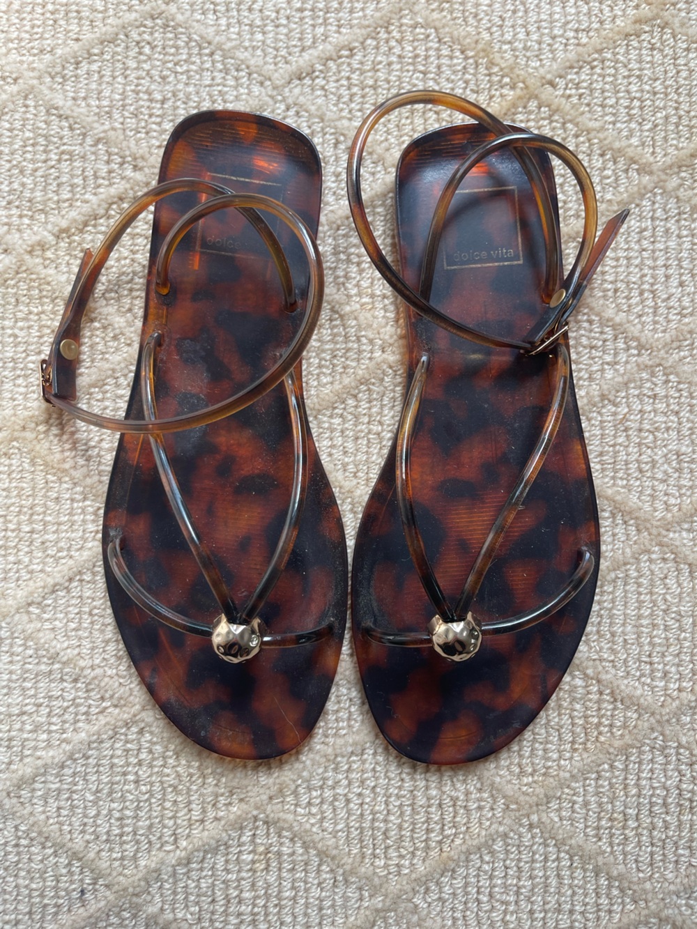 Dolce Vita Tortoiseshell Kenley Jelly Sandals